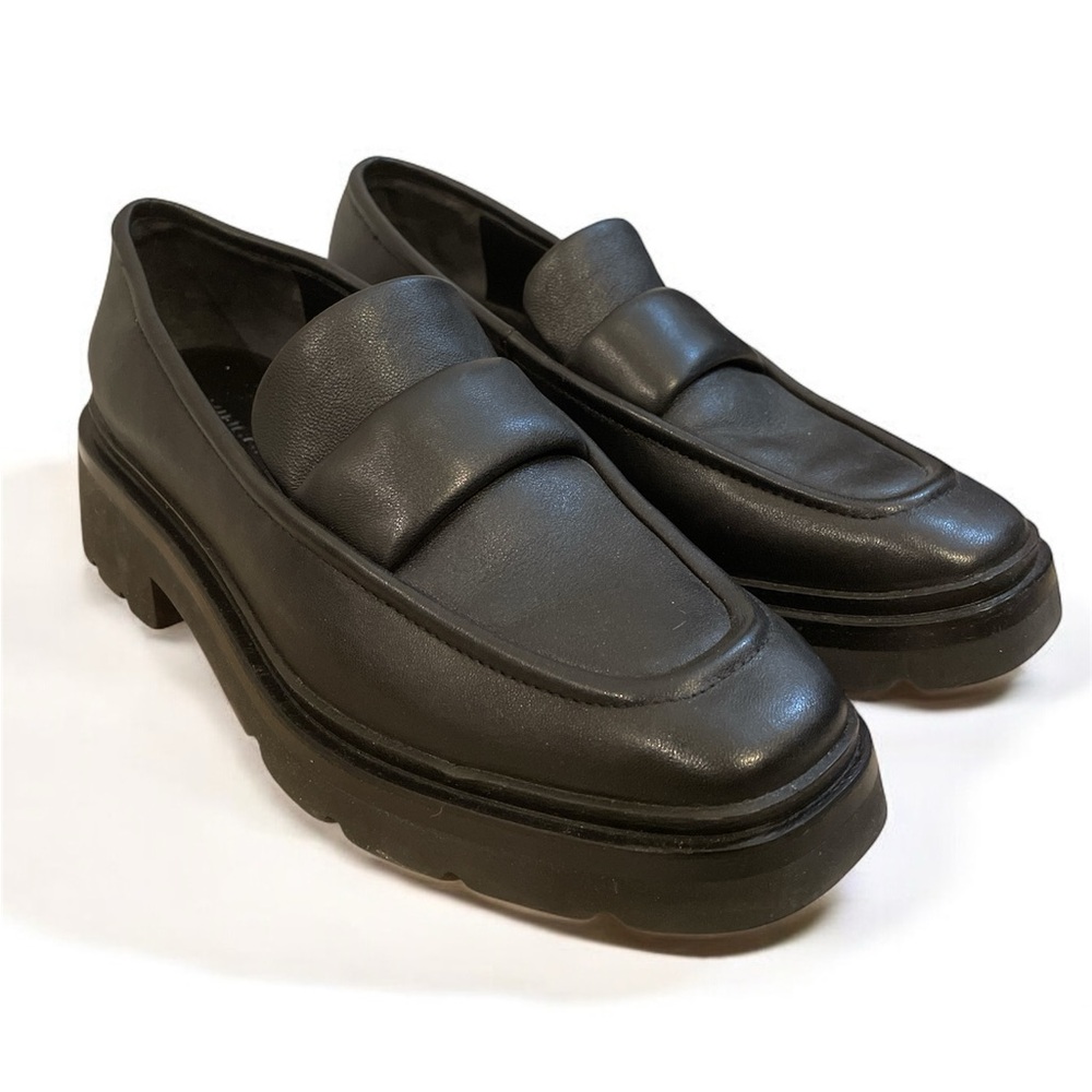Vince black loafers